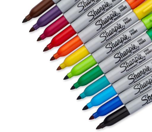 Sharpie Fine Permanent Marker Black F 1,0 mm