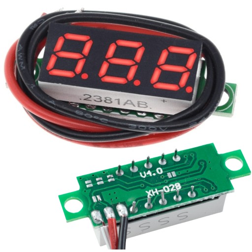DC LED voltmeter 0,28