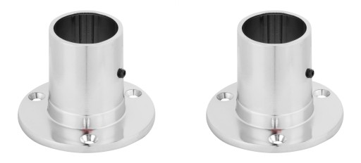 2x DRŽIAK RÚRKY ROZETOVÁ ROZETA FI25MM VYS