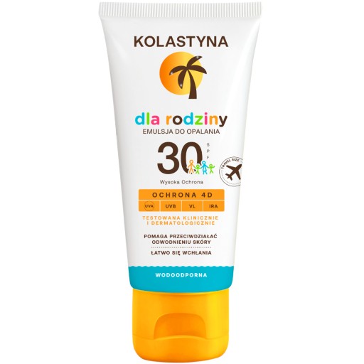 KOLASTYNA OCHRANNÁ EMULZIA NA OPAĽOVANIE SPF 30 80ml malá do lietadla