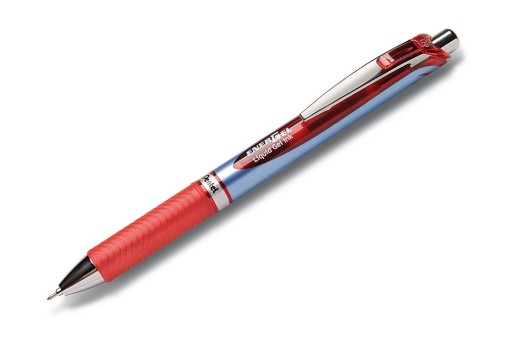 Guľôčkové pero Energel Pentel BLN-75 0,5 mm červené