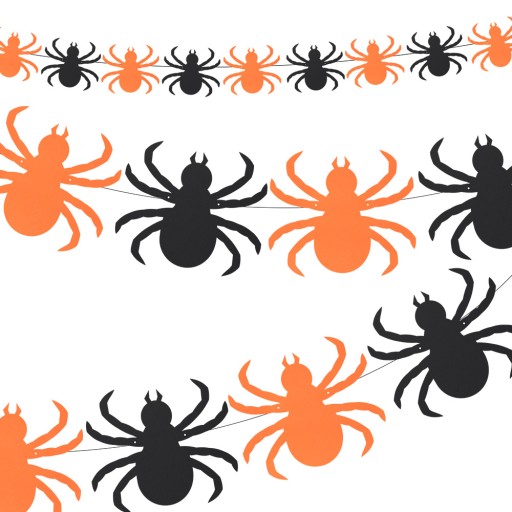 Bannerové ozdobné girlandové halloweenske dekorácie
