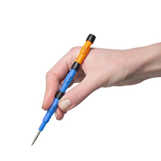 SADA PRESNÝCH SKRUTKOVAČOV, 9 PRVKOV. Magnetické skrutkovače