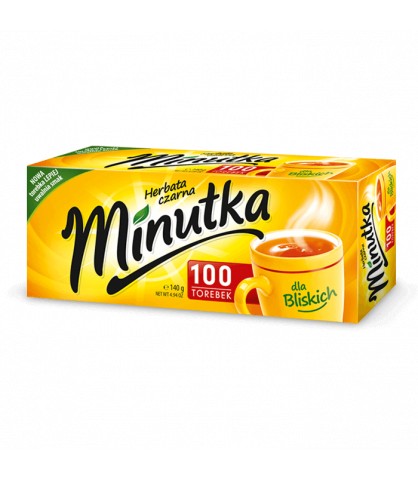 Lacný čaj Minutka Black Express Tea 100 T. Balenie proti nafukovaniu