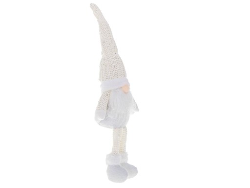 Trpasličí vianočný trpaslík s ozdobou brady 47 cm