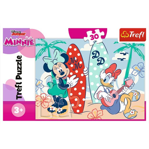 Puzzle 30 dielikov Farebná Minnie