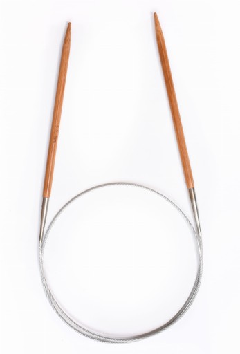 Bambusové drôty s oceľovým lankom / 5,5 mm; 80 cm