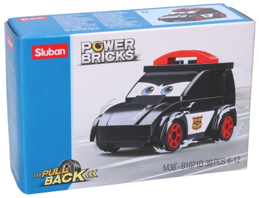 Bloky Sluban AUTO s očkami CARS 8 vzorov POWER BRICKS 6632