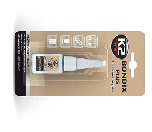 K2 Bondix Plus sekundové lepidlo 10g 15 sekúnd
