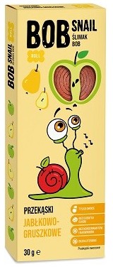 BOB SLIMÁK 30g slimák Jablkovo-hruškový snack 30g pre deti