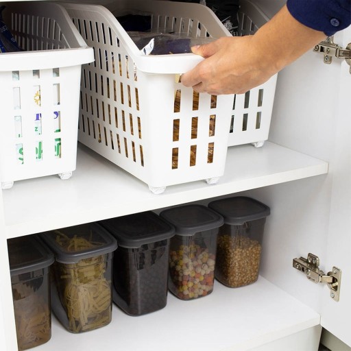 Nádoba na kolieskach, košík, úložný box, úzky organizér, 13L