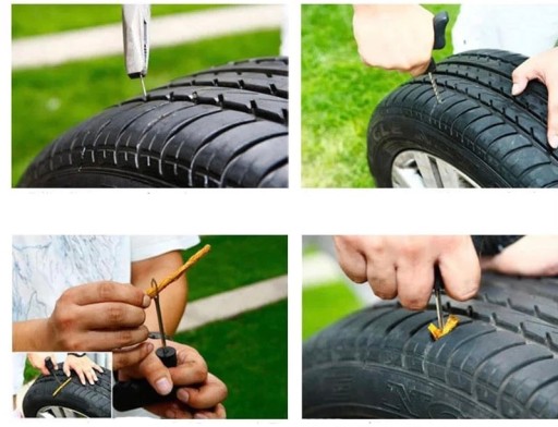 SADA NA OPRAVU PNEUMATÍK KOLESÁ ROPE SILNÉ AUTO Rýchla oprava