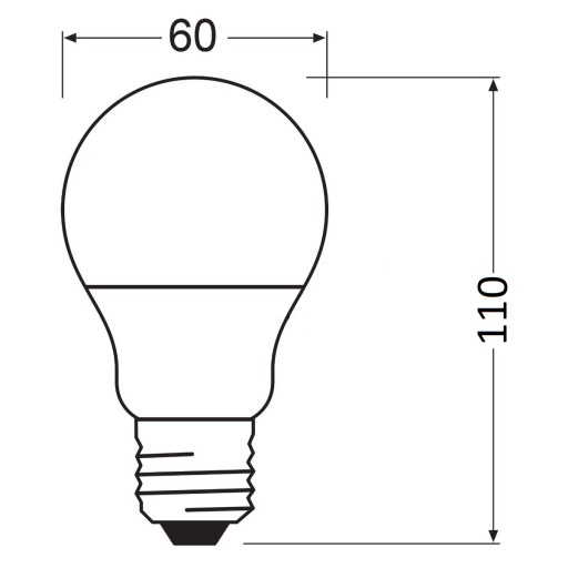 E27 LED ŽIAROVKA 12W 4000K NEUTRÁLNA FARBA 12W VÝKONNÁ 1080lm