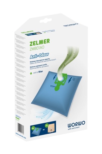 ANTIOPOROVÉ VRECKÁ PRE ZELMER Syrius 1900W ORION ZMB01AO VYSÁVAČ + FILTER