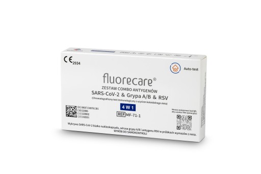 Test na COVID-19, AB chrípka, RSV FLUORECARE Combo 4v1
