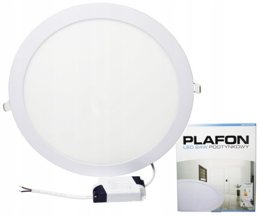 OKRUHÁ ZAPOMATNÁ LED TABUĽKA 24W STROPNÉ SVIETIDLO DOWNLIGHT