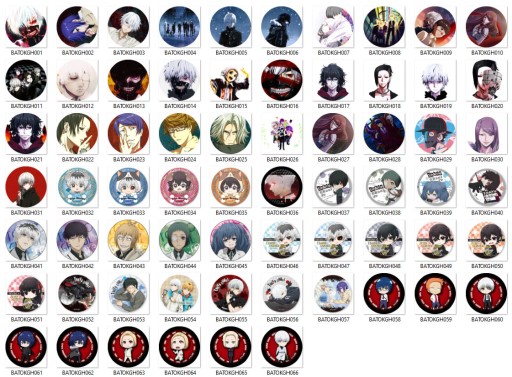 Manga Anime Tokyo Ghoul Pins MNOHÉ DIZAJNY