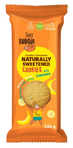 Banánové sušienky sladené agáve BIO 130 g Me Gusto