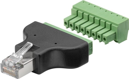 Zástrčka RJ45 UTP, montáž skrutkou GOOBAY