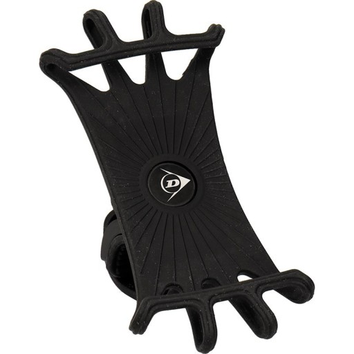 Dunlop - držiak telefónu na bicykel 10-15 cm otočný (sivý)