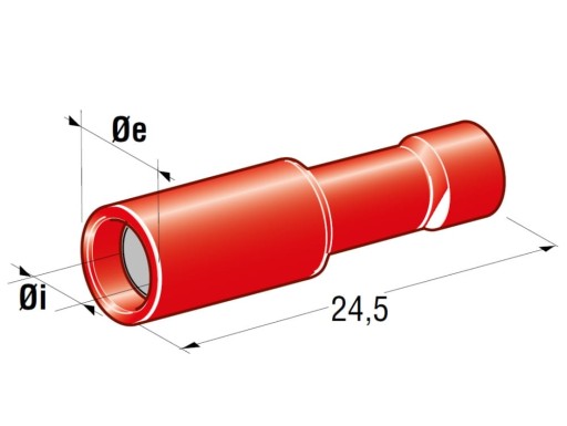 Izolované konektory C4/1 zásuvka /10 ks/