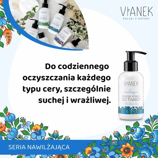 VIANEK Hydratačná čistiaca emulzia na tvár