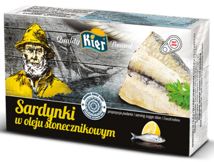 Španielske sardinky v slnečnicovom oleji 120g