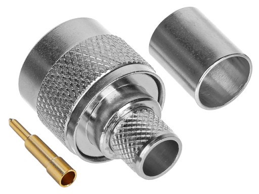 Zástrčka N 50 Ohm nalisovaná na kábel H-1000