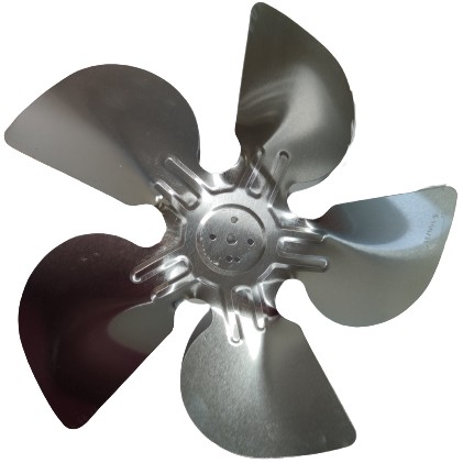 Lopatka ventilátora, kov 200mm 28°, 5W motor