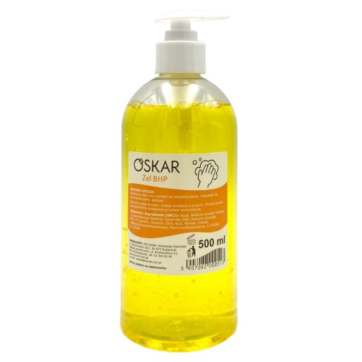 OSKAR Gél BOZP 500 ml s dávkovačom