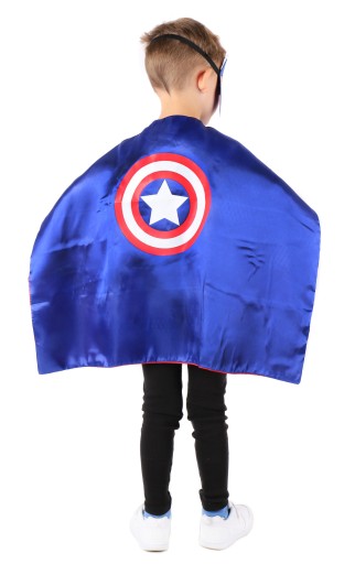 OUTFITOVÁ MASKA Captain America AVENGERS + CAPEA + NÁRAMOK
