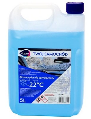 Zimná kvapalina do ostrekovačov -22°C 5L s citrusovou vôňou