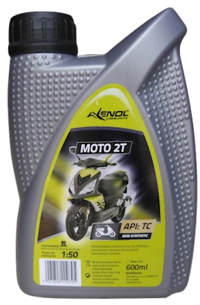 MOTO 2T SKÚTROVÝ OLEJ pre AXENOL dvojtakt 600ml