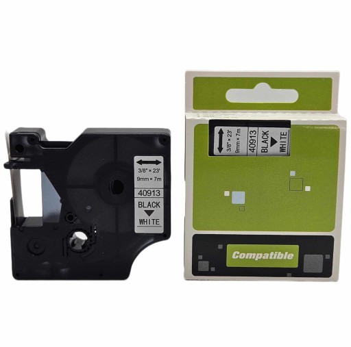 DYMO D1 páska do tlačiarne 9mm 40913 WHITE 7m