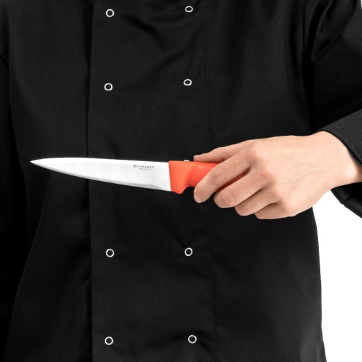 HACCP KUCHYNSKÝ Nôž ČERVENÝ 15CM FORGAST FG01831