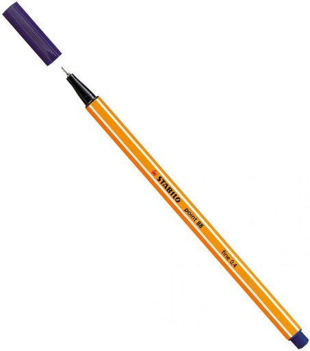 Popisovač STABILO POINT 88 rad 0,4 NÁMORNÍCKA MODRÁ x 5 KS