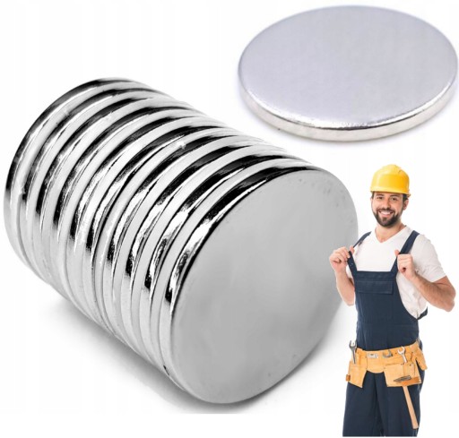 Neodymové magnety 6x1 mm 10 KS MAGNET okrúhleho valca NEODYMIUM SILNÝ