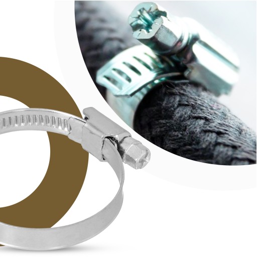 Skrutková svorka CLAMP CLAMP 35-50 mm Kov Oceľ TWISTED Svorka