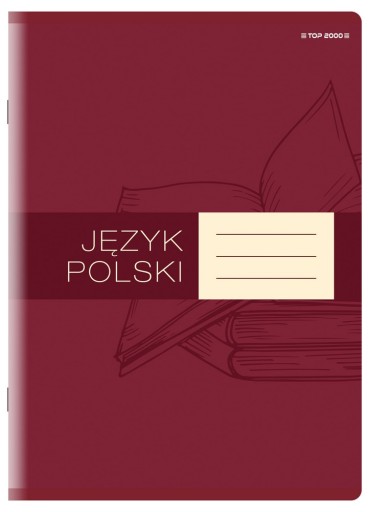 NOTEBOOK TOP 2000 zápisník pre poľský A4/60K POĽSKÝ JAZYK
