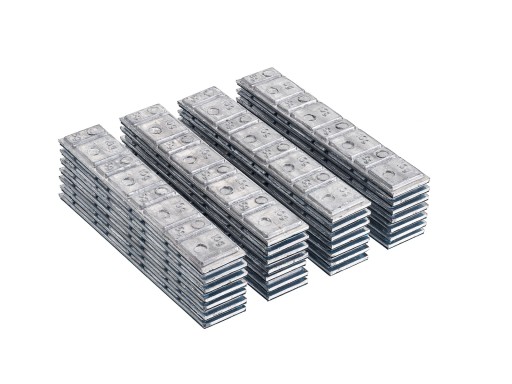 LEPENÉ OLOVA ZÁVAŽKY 5/10g ŠTÍHLY TIP TOP ALU