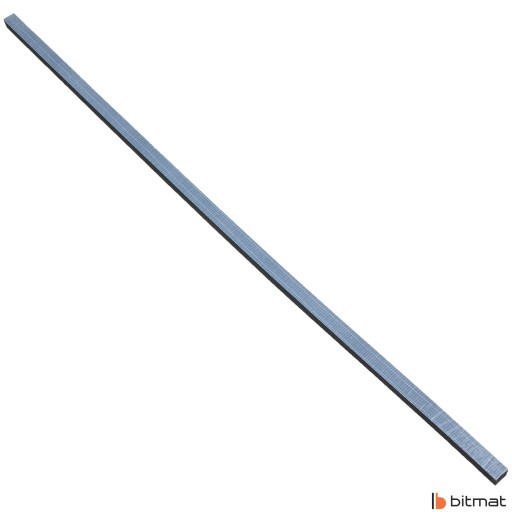 Zvukovoizolačná pena Bitmat tesnenie 19 mm x 2 cm x 100 cm čierna - perfektné