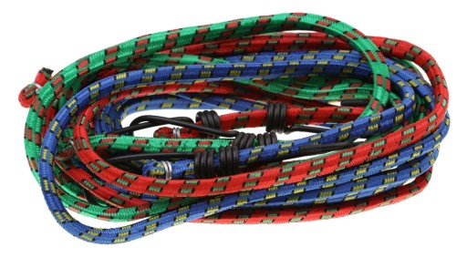 Šnúry, gumičky, popruhy na zaistenie batožiny 200 cm, 3 ks.