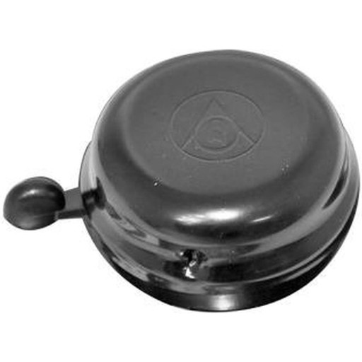 DUNLOP mechanický kovový zvonček 57 mm klasický čierny