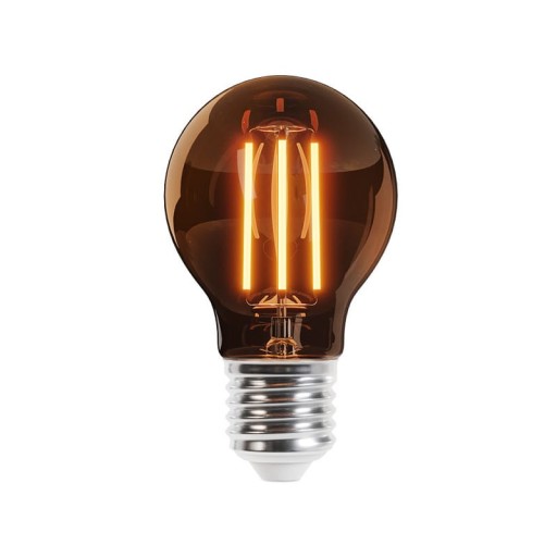 LED žiarovka zlatá E27 8W vlákno A60 2700K COG