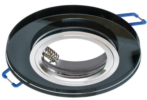 Zápustné svietidlo MR16 ROUND pevné GLASS BLACK (OH26) MILAGRO (60)
