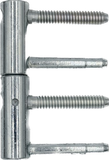 Nastaviteľný šróbovací záves 3D OTLAV EXACTA 20mm pozink. v bielej farbe (sada)
