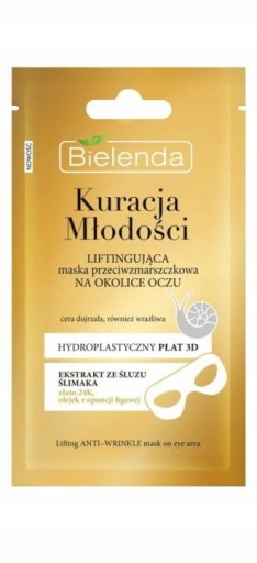 BIELENDA OŠETROVACIA MASKA PRE MLÁDEŽ NA OČNÚ OBLASTI