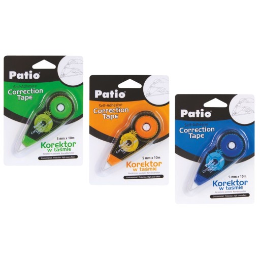 KOREKČNÁ PÁSKA 5mm/10m TRÁSOVÝ MIX 1 ks.