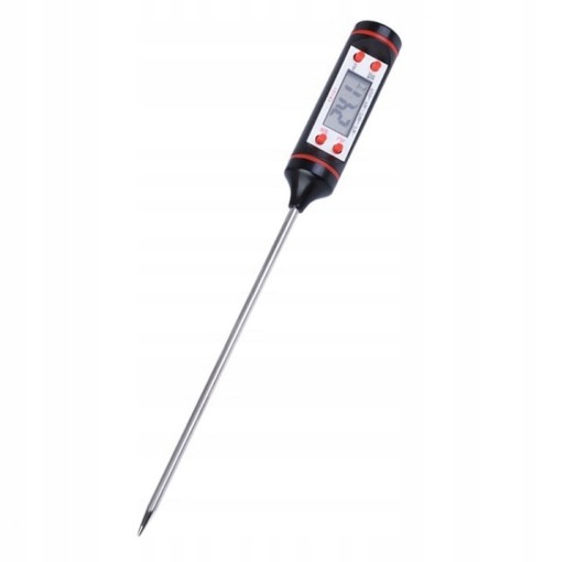 DIGITÁLNY LCD KUCHYNSKÝ TEPLOMER NA MÄSO, KOLÁČKY, VÍNO, GRIL