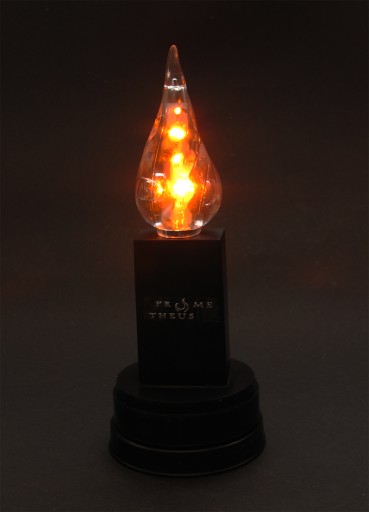 Veľká vložka na LED sviečky, živý plameň + batérie